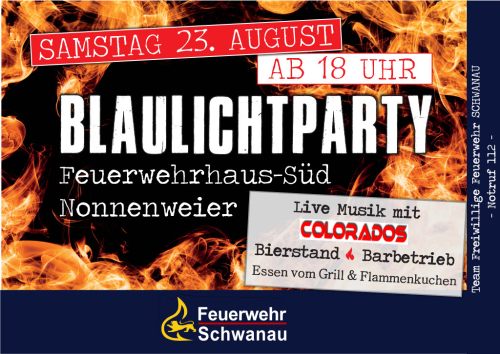 BLAULICHTPARTY FEUERWEHR NONNENWEIER