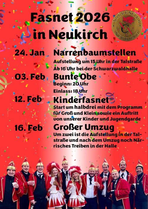 ROSENMONTAGSBALL NEUKIRCH