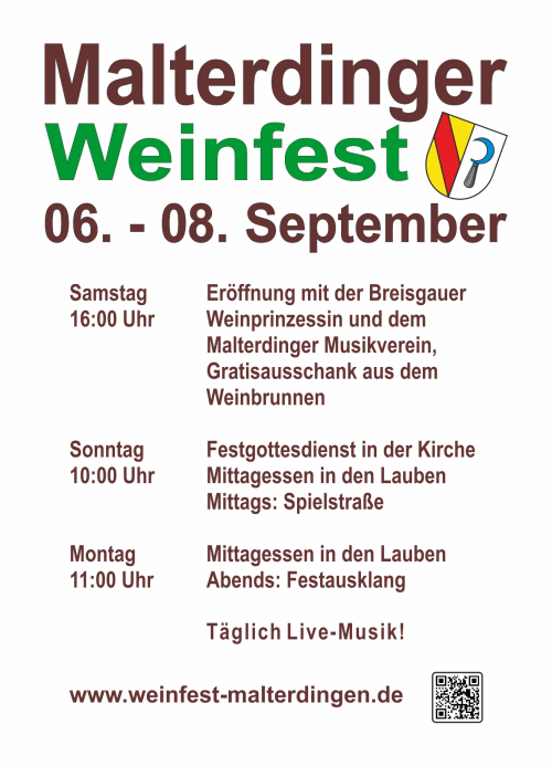 MALTERDINGER WEINFEST